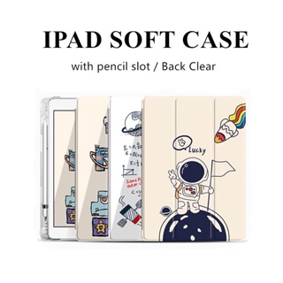 เคส TPU นิ่ม ลายนักบินอวกาศ สําหรับ iPad Air4 air5 Pro11 2020 2021 10.2 7 8 Air3 Pro 10.5 mini4 5 mini6 gen10 2022