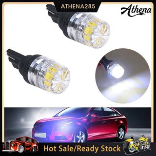 [ATHN]√ หลอดไฟท้ายรถยนต์ LED 12V T10 5050 5SMD สีขาว 2 ชิ้น