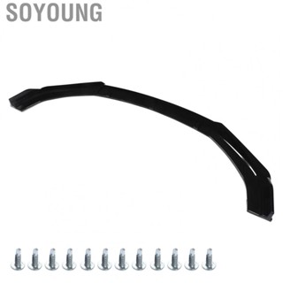 Soyoung Front Bumper Spoiler  Aerodynamic  Collision 3pcs Front Bumper Lip  for Cars