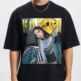 เสื้อยืด ลาย Aespa Karina Retro My World Tee - Kpop Merch - Aespa 90s สไตล์เรโทร สําหรับเป็นของขวัญ