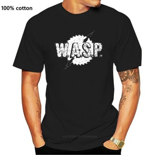 Wasp เสื้อยืดลําลอง แขนสั้น คอกลม พิมพ์ลายวงเฮวี่เมทัล ไซซ์ S ถึง 7Xl2 4XL 5XL 6XL