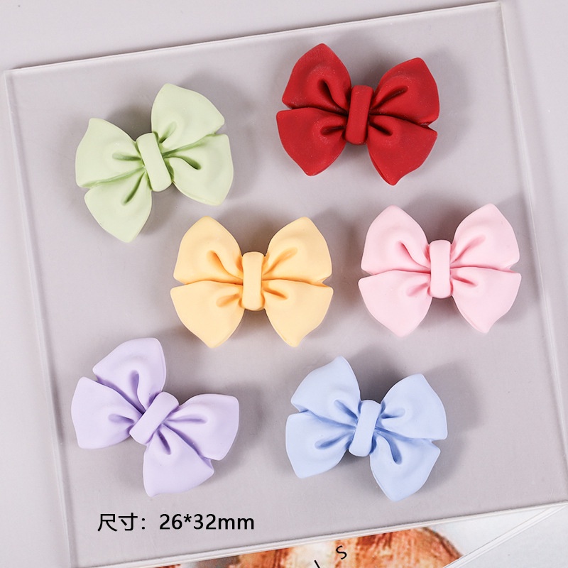 [2#] สไตล์ใหม่ อิทธิพล โบว์ เรซิน อุปกรณ์เสริม diy กาวครีม เคสโทรศัพท์ แผ่นแปะ กล่องเก็บของ ของตกแต่ง อุปกรณ์ผม วัสดุ SZ