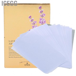 Icegg Lavender Oil‑Absorbing Sheet Tissues Facial Skin Oil Blotting Paper For Oil GDT