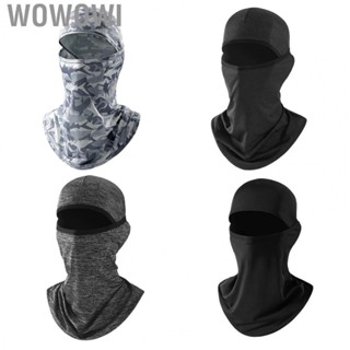 Wowowi Sunscreen Headgear Viscose Filament Elastic Riding Motorcycle UV Protection Headgear for Men Women