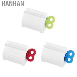 Hanhan Manual Toothpaste Tube Squeezer Rolling Tube Toothpaste Squeezer Roller for Bathroom
