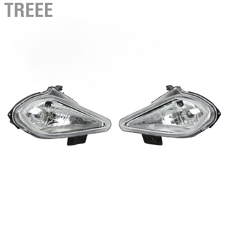 Treee 12V ATV QUAD Front  Headlights with Bulbs 5 Wires 4 Plugs for 150CC 200CC 250CC 300CC Chinese ATVs