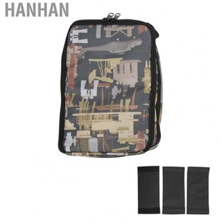 Hanhan 4 Layer Outdoor Fishing Tackle Bag Oxford Cloth Multiple Use Line Reel Household