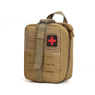 Luc 1000D ไนลอน Molle First -aid Waste ECC EMT จัดเก็บอย่างรวดเร็ว และปล่อยชุดฉุกเฉิน ชุดแพทย์ สําหรับตั้งแคมป์ เดินทาง กิจกรรมกลางแจ้ง