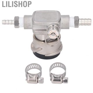 Lilishop D Kegs Coupler  5/16in Wide Application Leakage Free Check Valve Heavy Duty Keg Tap Distributor  for Cylinder