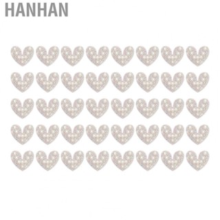 Hanhan Sew On Rhinestone   Rhinestone Heart  40pcs Beautiful  for Decorate