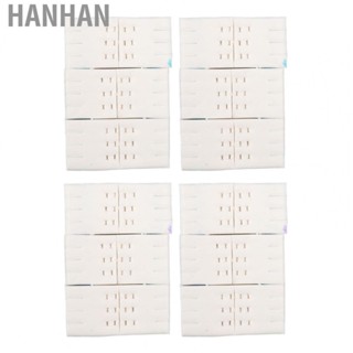 Hanhan Disposable Toilet Brush Replacement Refills  Toilet Scrubber Wand Refills Non Woven Fabric Convenient Multipurpose 12 PCS  for Washroom