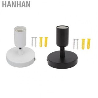 Hanhan E26 Wall Light Base  Iron E27 Wall Lamp Base High Temperature Resistan  for Office