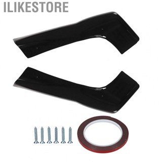 Ilikestore Rear Bumper Side Splitters Durable  Tail Bumper Lip Spoiler Wear Proof for Car