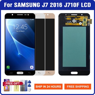 ชุดประกอบหน้าจอสัมผัส LCD สําหรับ Samsung Galaxy J7 2016 Sasmung SM-J710F J710M J710H J710FN