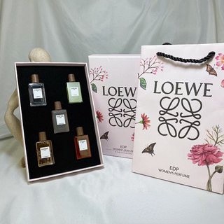 (7.5ml * 5) LOEWE perfume sample set of five pieces เซตน้ําหอม LOEWE 7.5 มล. สําหรับคู่รัก 5 ขวด