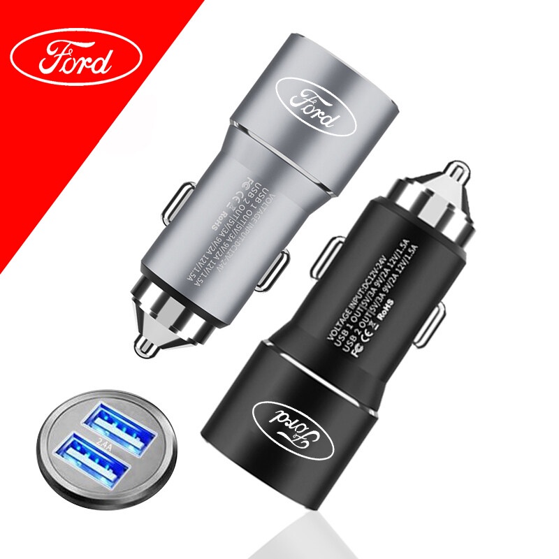 ที่ชาร์จแบตในรถยนต์ 12V 24v สําหรับ Ford Mondeo Focus Fiesta MK1 MK2 MK3 MK4 MK5 MK7 Party Ecosport 