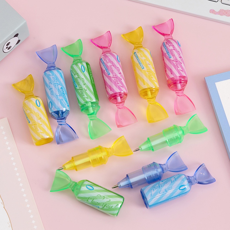 Creative Childrens Colourful Candy Mini ปากกาลูกลื่นเครื่องเขียน Final Christmas Gift รางวัลรางวัล