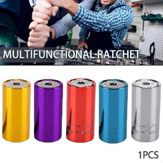 New Multifunctional Ratchet 7-19mm 3/8 Extension Alloy CRV Magic Socket Sleeve