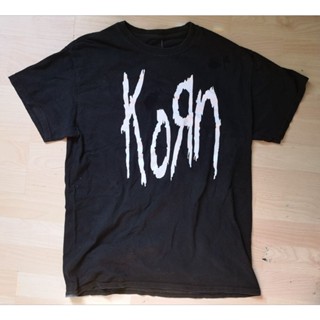 เสื้อยืด ลายวงดนตรี Korn โลหะ ไซซ์ S-5Xl