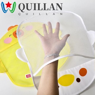 Quillan กระเป๋าตาข่าย ใส่ของเล่นอาบน้ํา ประหยัดพื้นที่ พร้อมตัวดูดสุญญากาศ สําหรับเด็ก