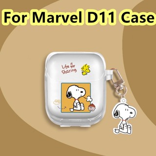 【ของแท้】เคสหูฟัง แบบนิ่ม ลายการ์ตูนอนิเมะ Marvel D11 สําหรับ Marvel D11