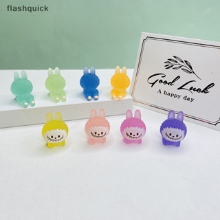 Flashquick 1 ชิ้น การ์ตูน สามมิติ เรืองแสง สีลูกกวาด สร้างสรรค์ งานฝีมือเรซิน ขนาดเล็ก ตกแต่งบ้าน สวน น่ารัก รถ เครื่องประดับ ของขวัญ ดี