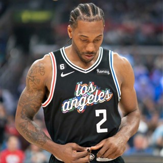 เสื้อกีฬาบาสเก็ตบอล แขนกุด ลายทีม No.2 Kawhi Leonard 22-23 Season Los Angeles Clippers Jersey สําหรับผู้ชาย