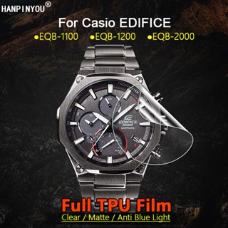 ฟิล์มไฮโดรเจลนิ่ม เนื้อแมตต์ ป้องกันแสงสีฟ้า สําหรับ Casio EQB-1100 EQB-1200 EQB-2000 SmartWatch 2 ชิ้น