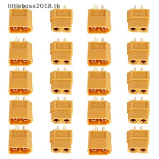 [littleboss] ปลั๊กเชื่อมต่อกระสุนตัวผู้ ตัวเมีย XT60 สําหรับ RC Lipo Hot 1 5 10 คู่