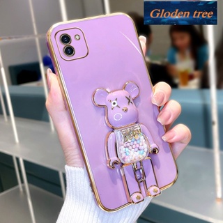 เคสโทรศัพท์มือถือ ซิลิโคนนิ่ม กันกระแทก ลายต้นไม้ Gloden สําหรับ SAMSUNG A03 5g