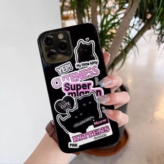 เคสโทรศัพท์สกรีนลายแมวKITTENS แบบนิ่ม กันกระแทก สำหรับ13 13PRO 12 Pro Max 11 8plus 7plus 7 8 XR XS Max ทุกรุ่น #5056