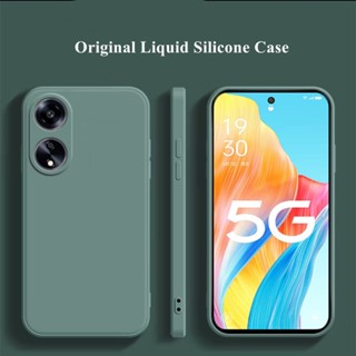 เคสโทรศัพท์มือถือ ซิลิโคนนิ่ม TPU สีพื้น สําหรับ OPPO A98 5G A98 A78 A58 A98 A1 Pro