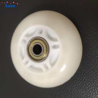 【Anna】Inline Skate Wheels Accessories Outdoor Sports Polyurethane PU White Brand New