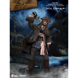 พร้อมส่ง โมเดลตัวละครโจรสลัด Beast Kingdom Pirates of The Caribbean Jack Sparrow DAH-017 20 ซม.