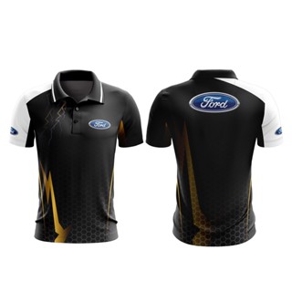 MOTOSHIRT FORD-A01-22 เสื้อคอปกแขนสั้น