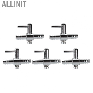 Allinit 5 Pcs  Air Valve One Way Stainless Steel Flow Control Lever Valve Fo Adp