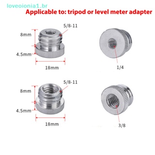 Loveoionia1 อะแดปเตอร์สกรูเกลียว ตัวผู้ 1/4 3/8 เป็น 5/8 ตัวเมีย สําหรับกล้อง SLR br