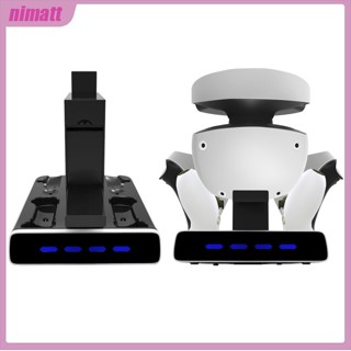 Ni แท่นชาร์จ พร้อมจอแสดงผล สําหรับจอย PS VR2 PS5