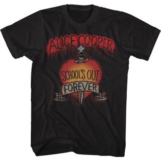 เสื้อยืด พิมพ์ลายโรงเรียน Out Forever Alice Cooper