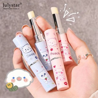 JULYSTAR Loving Bear Couple Lip Balm Moisturizing Lip Care Desalinating Lip Pattern