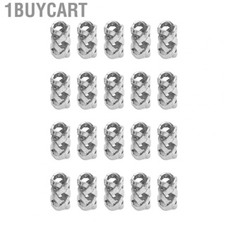 1buycart Hair Beads  Alloy Smooth Surface Beard Bead 20Pcs  for Women