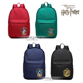 กระเป๋าเป้สะพายหลัง กระเป๋านักเรียน พิมพ์ลาย Harry Potter Slytherin Ravenclaw Four Preppy