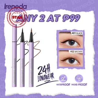 Ireneda อายไลเนอร์ เนื้อลิขวิด กันน้ํา ติดทนนาน แห้งเร็ว 24 ชั่วโมง L7P7