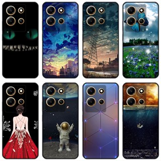 เคสซิลิโคน TPU สำหรับ infinix Note 30 Note30 5G เคส ซิลิโคนนิ่ม ดอกไม้