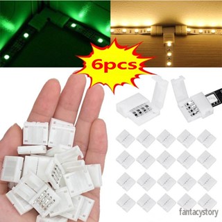 ข้อต่อเชื่อมต่อไฟ LED 4 Pin 5050 SMD RGB 10 มม. 6 ชิ้น