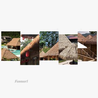 [Fenteer1] ม้วนปาล์มประดิษฐ์ DIY สําหรับรั้ว สวน วิลล่า