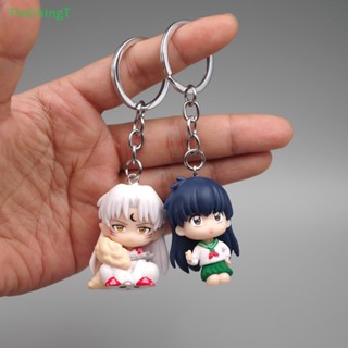 [TinChingT] พวงกุญแจฟิกเกอร์ PVC รูปการ์ตูนอนิเมะ Inuyasha สําหรับตกแต่งกระเป๋า ของขวัญคริสต์มาส 4 ชิ้น