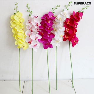 [sr Flower] ดอกกล้วยไม้ประดิษฐ์ รูปผีเสื้อ DIY สําหรับตกแต่งบ้าน งานแต่งงาน 1 ชิ้น