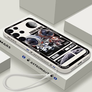 เคสโทรศัพท์มือถือ Tpu แบบนิ่ม ลายนักบินอวกาศ Nasa สําหรับ Samsung Galaxy A02S A20S A10 M10 A03 Core A11 A21S A71 A7 2018 S10 Plus