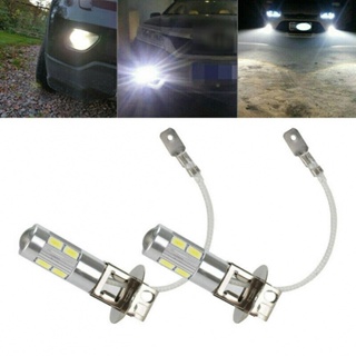 ⚡READYSTOCK⚡H3 LED Car Bulbs 2X Brighter with 50W High Power and 6000K White Light